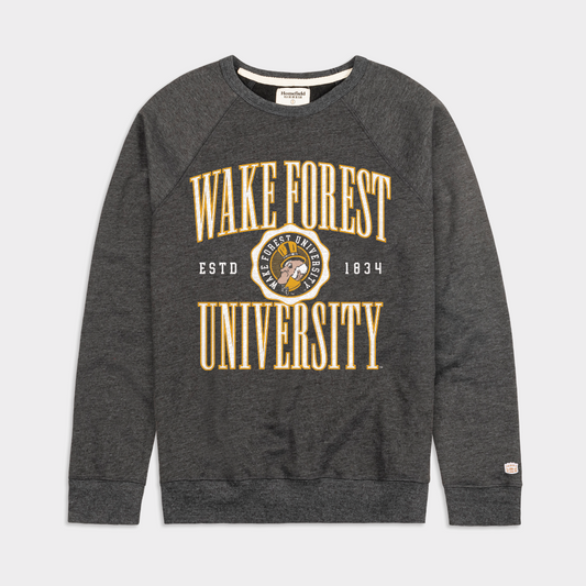 Wake Forest Demon Deacons Retro Crest Crewneck