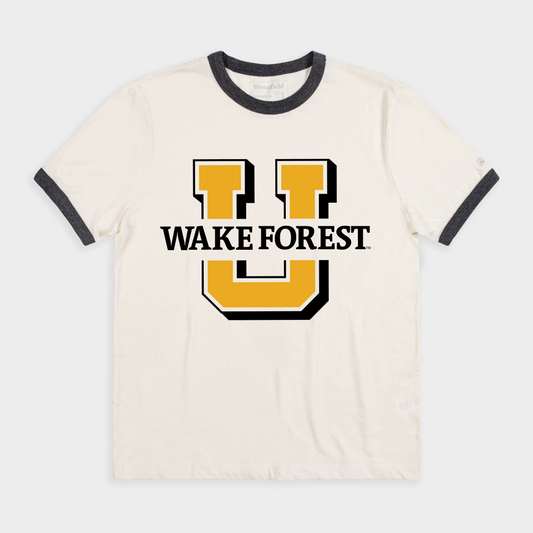 Wake Forest Retro Ringer Tee