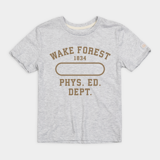 Wake Forest Vintage Phys Ed Youth Tee