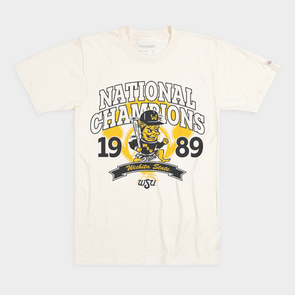 Wichita State Baseball 1989 National Champs Vintage Tee