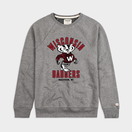 Wisconsin Badgers Vintage Bucky Crewneck