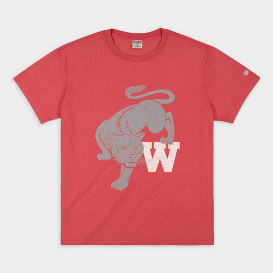 WSU Cougar Vintage Heavyweight Tee