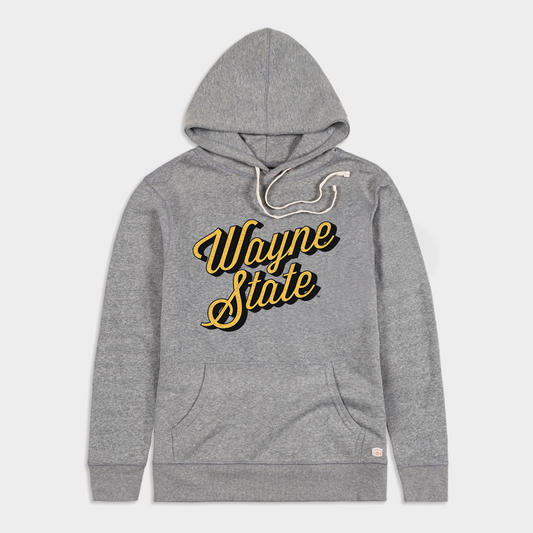 Wayne State Script Hoodie