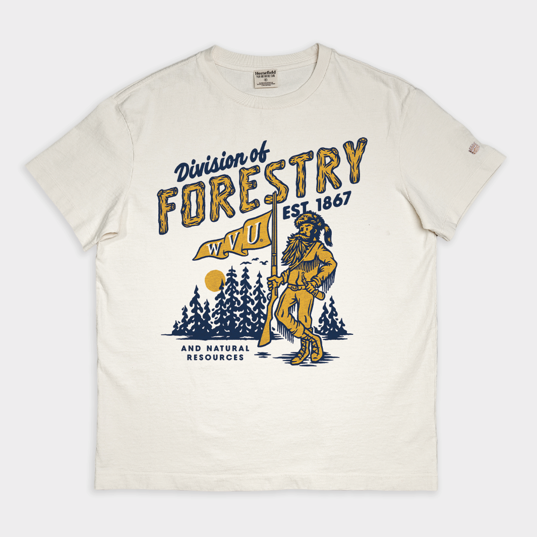 WVU Division of Forestry Vintage Heavyweight Tee