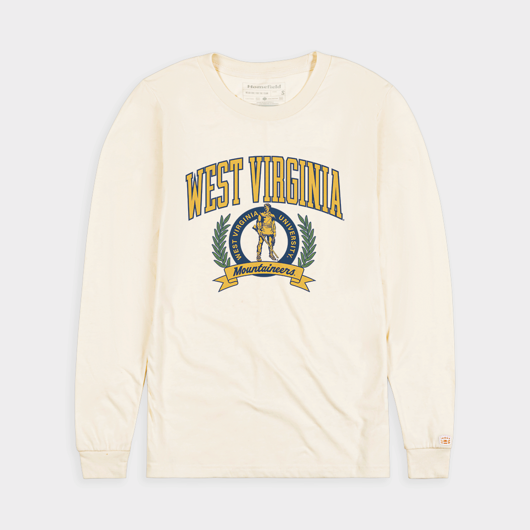 West Virginia Mountaineers Crest Long Sleeve