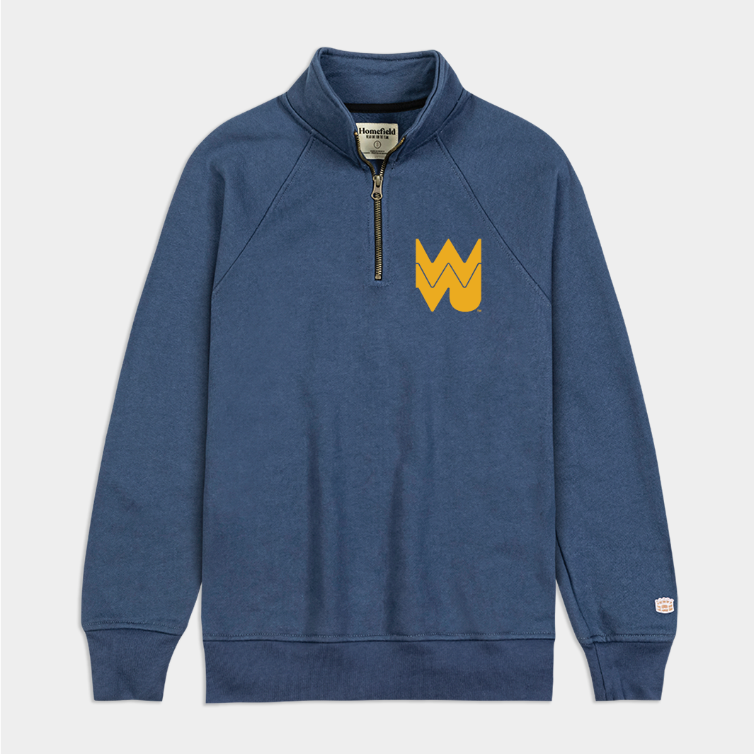 WVU Vintage Logo Quarter Zip