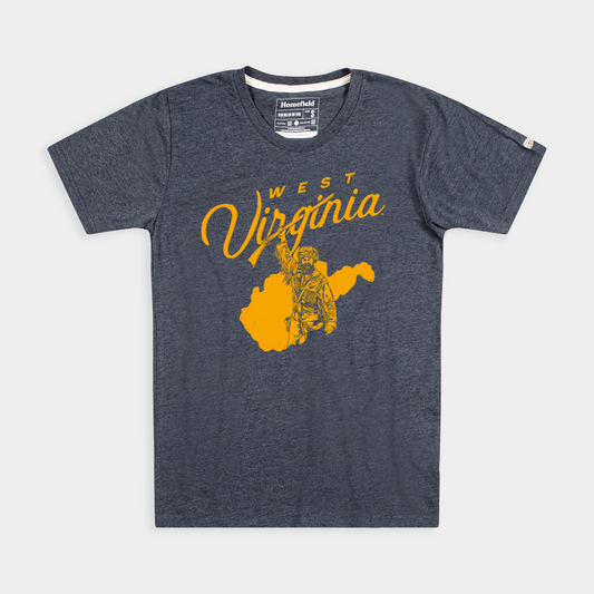 West Virginia Mountaineer Mascot Vintage Tee