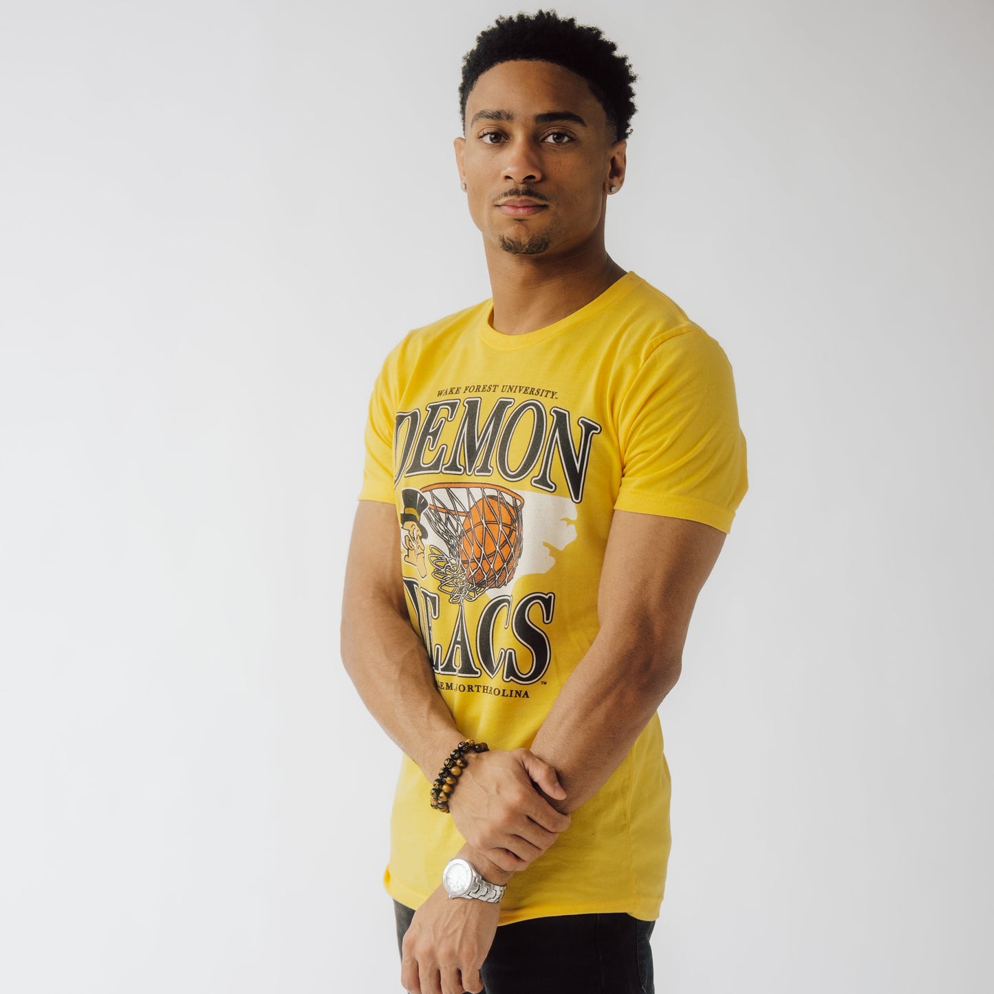 Wake Forest Demon Deacs Basketball Retro Tee