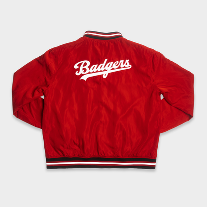 Wisconsin Badgers Vintage Script Bomber Jacket