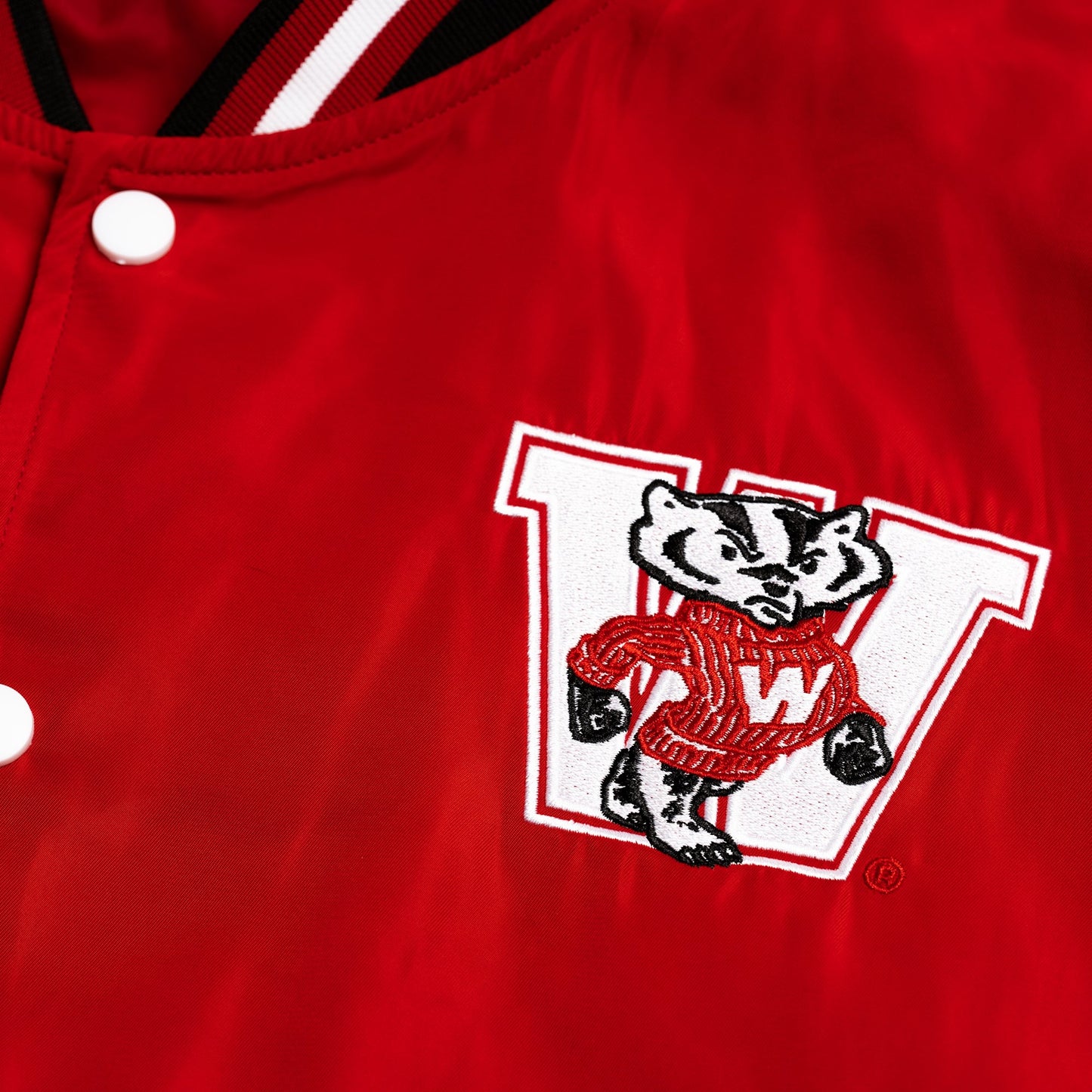 Wisconsin Badgers Vintage Script Bomber Jacket