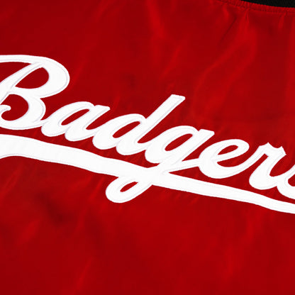 Wisconsin Badgers Vintage Script Bomber Jacket