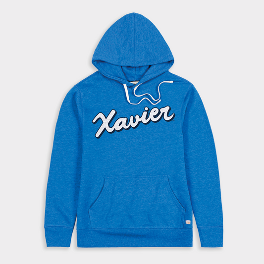 Vintage Xavier Basketball Script Hoodie