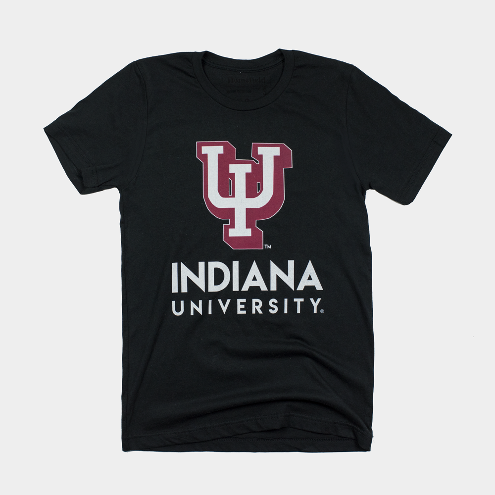 40s Era IU Logo Black Tee