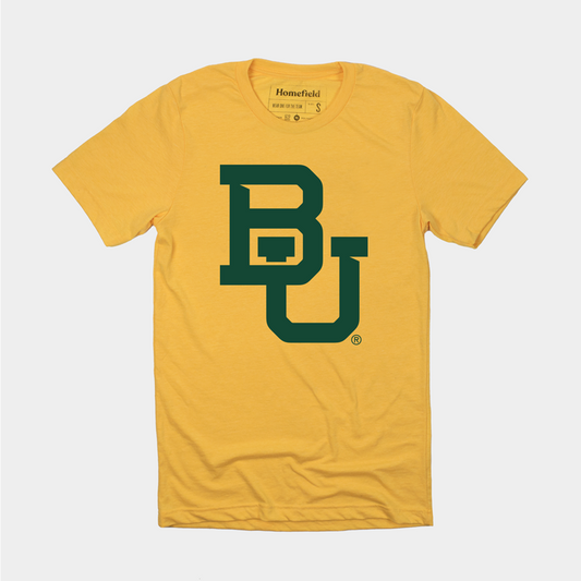 Gold Baylor BU Tee